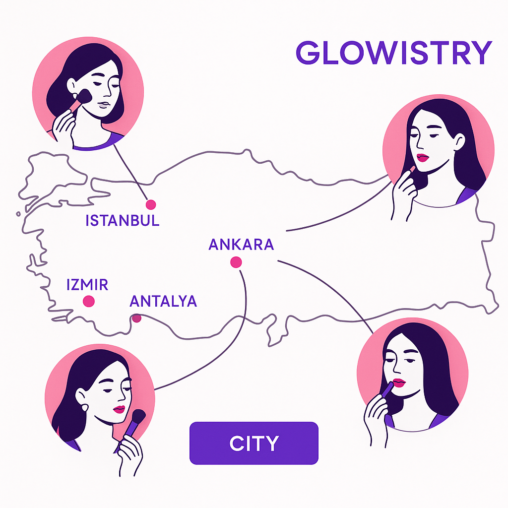 Şehir bazlı makyaj sanatçısı dizini - İstanbul, Ankara, İzmir