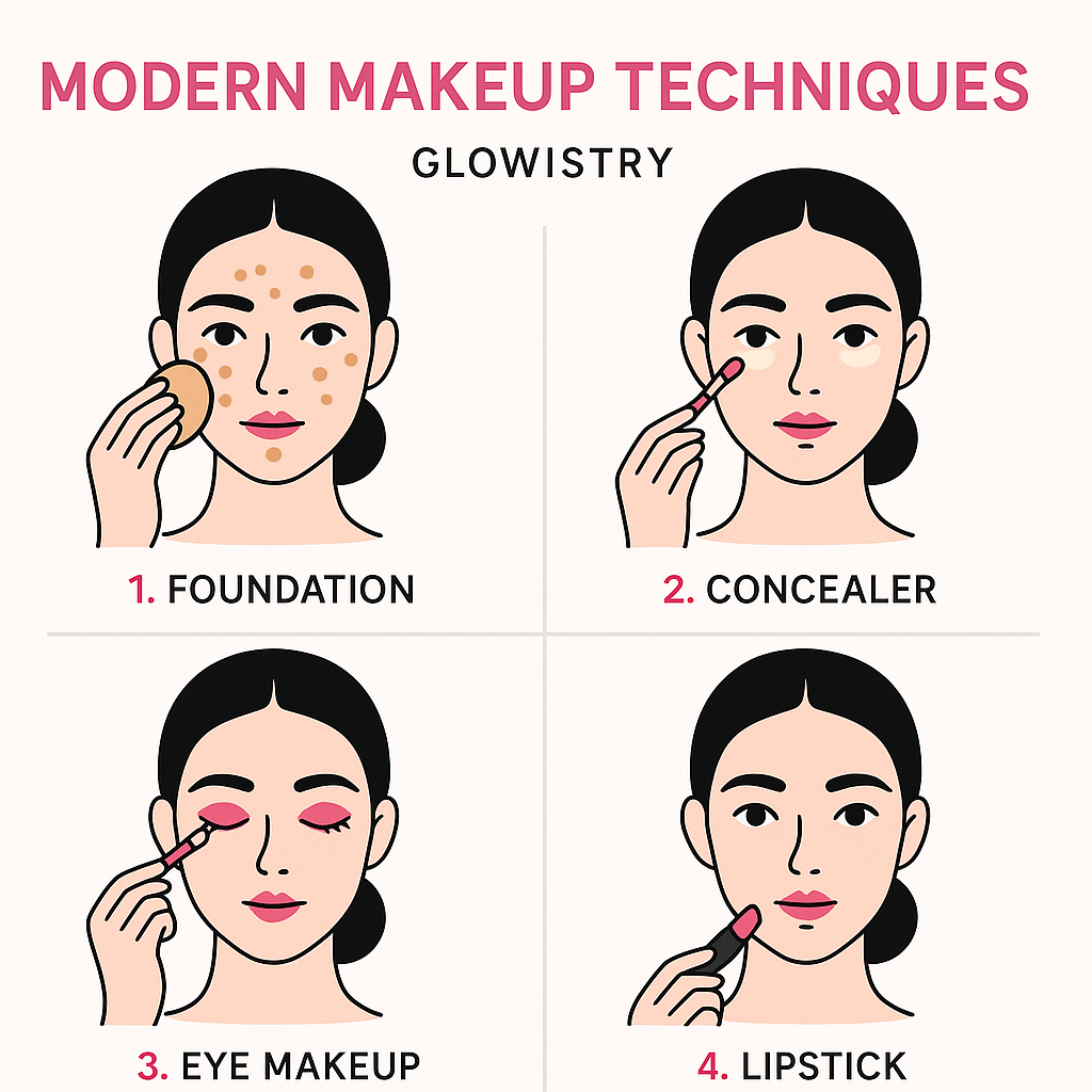 Modern makyaj teknikleri öğrenme rehberi